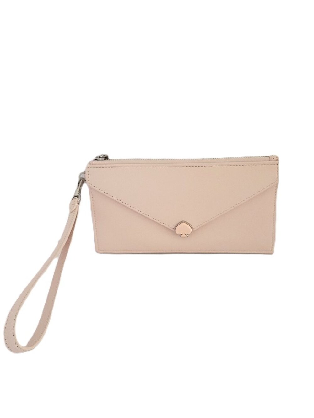 Kate Spade KN781 Yours Truly Envelope Wristlet Clutch Powdered Sugar Leather